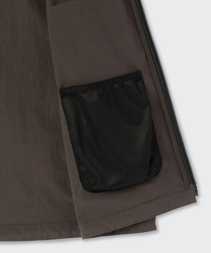 Musinsa Standard [City Leisure] Mesh Pocket Vest [Mud Grey]