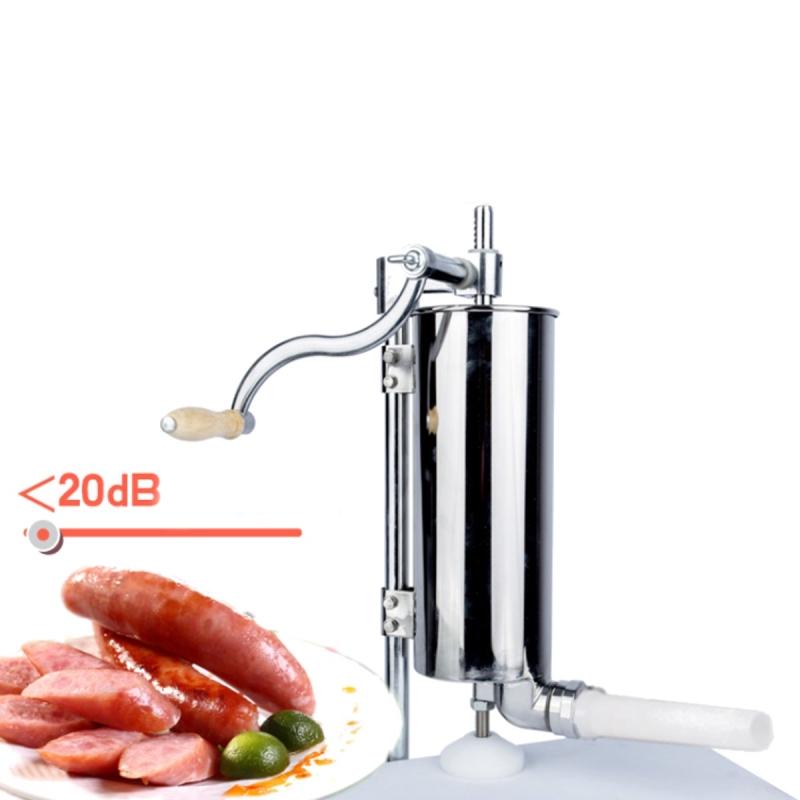 4L 304 Stainless Steel Meat Sausage Stuffer Maker Vertical Machine 4 Tube Commercial 600*150*120mm