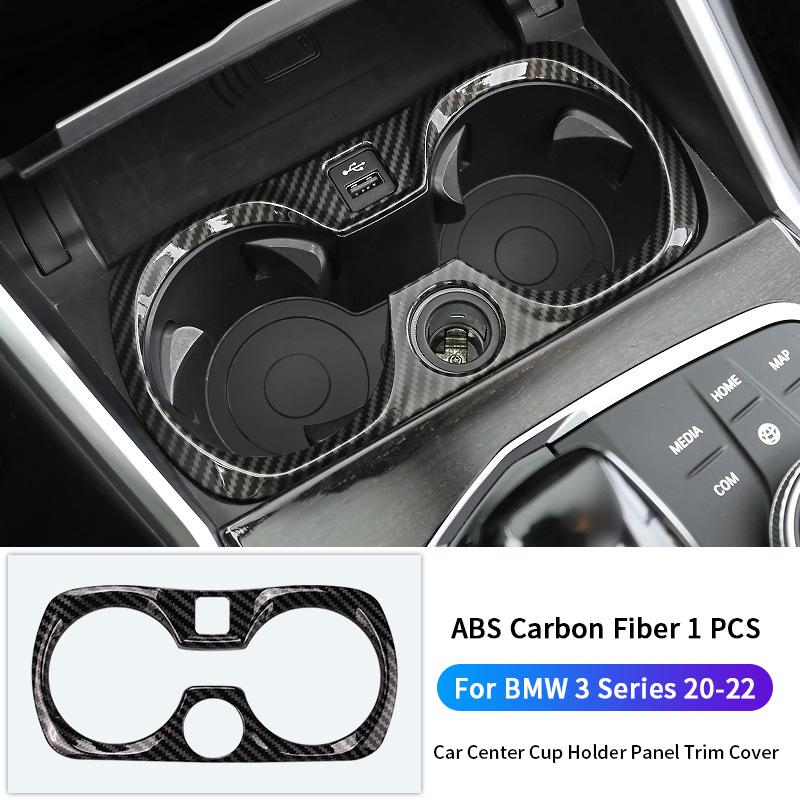 For BMW 3 Series G20 19-22 Carbon Fiber Color Center Gear Shift Panel Decorate Cover Shift Lever Panel Trim