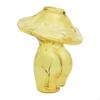 Glass Decorative Flower Vase Tabletop Ornament for Desk Bedside Coffee Table