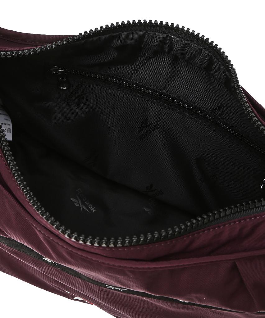 Reebok Primary Nylon Crossbody Bag - Burgundy