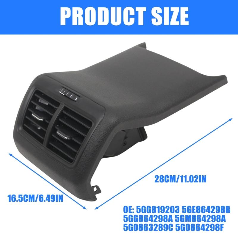 Rear Armrest Air Conditioning Outlet 5GG819203 5GE864298B 5GG864298A 5GM864298A for MK7 MK7.5 Center Armrest Air Vent