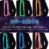 [PIENSE] Light-Up LED Tie, EL Luminous, Flashing/Steady, Party/Event Novelty Item (Green)