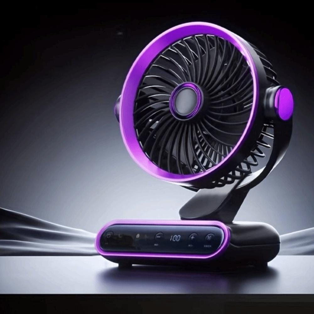 Timer High-Power Electric Fan Adjustable Tilt Indoor Standing Fan Outdoor Camping Fan  Living Room