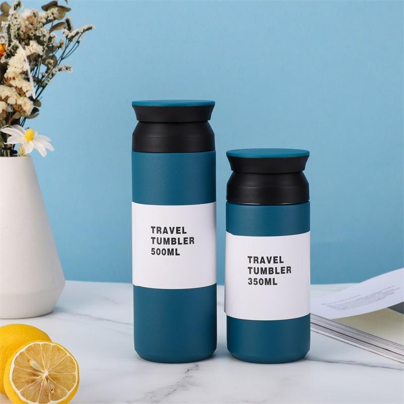 Edelstahl Vakuumbecher Student Outdoor Tragbar Element Tasse Herren und Damen Tragbarer Kaffeebecher