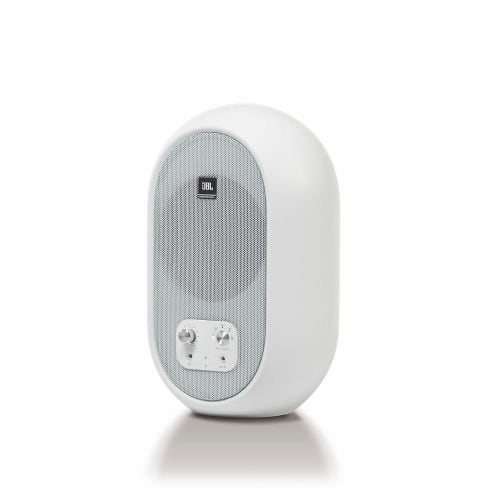 JBL Professional 104-BTW-Y3 Powered 2-Way Full-Range Studio Monitor Speakers with Built-in Amplifier, 30W + 30W High Output, Bluetooth 5.0 Compatible