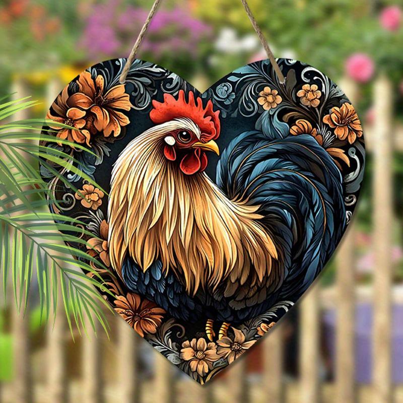 2D flat wooden hanging decorative signs, family wall or door decoration, garden decoration, housewarming gifts for friends