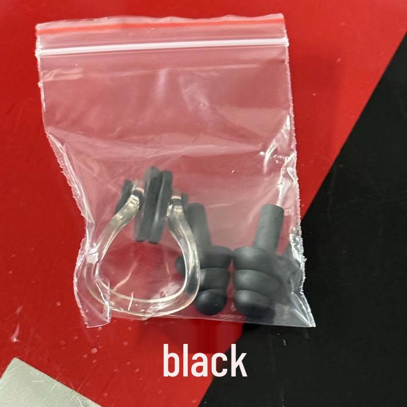 Nose Clip & Waterproof Silicone Earplugs for Swimming - Universal Fit for Adults & Children