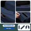 For ZEEKR 9X 2nd Row Seat Storage Box Silicone Phone Holder Organizer Phone Slot Mat Tidying Interior Decoration Car Accessories