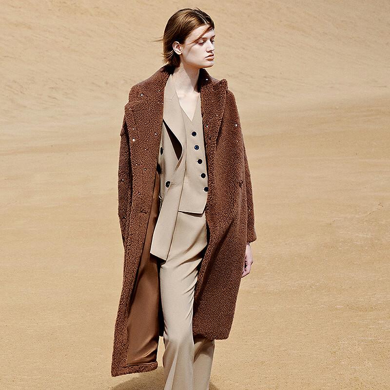 

Пальто Langzi Wang Churan Edition из шерсти и верблюжьей шерсти XL