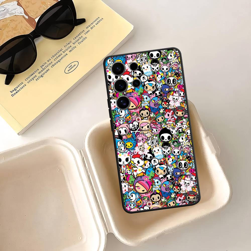 Japan T-Tokidokis Case For Samsung Galaxy Case S25 S23 S22 S21 S30 S20 S10 Ultra Plus FE TPU Soft Cover