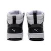 Puma Rebound V6 Versatile Durable Breathable Mid-Top Sneakers Unisex Sneakers White Black Fog-Gray 392326-01