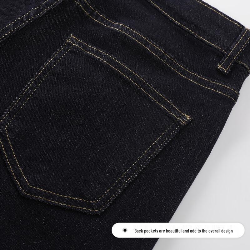 FivePlus Women's High-Waist Loose Fit Straight Wide-Leg Denim Jeans