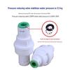 Water Purifier Pressure Reducing Valve, Quick Connect, POM Material, High Pressure Resistance, Stable 2-point Connection