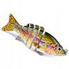 Wobbler Fishing Lure Pike Zander Catfish Jointed Set 5 Pcs Box