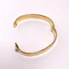 Louis Vuitton Monogram Small Size Bracelet Cuff Nanogram Gold Women M00251 Used