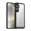 For Samsung Galaxy S24 Phone Case WANLONFENG XC Series TPU Acrylic Cover with Tempered Glass (Big Lens Hole)