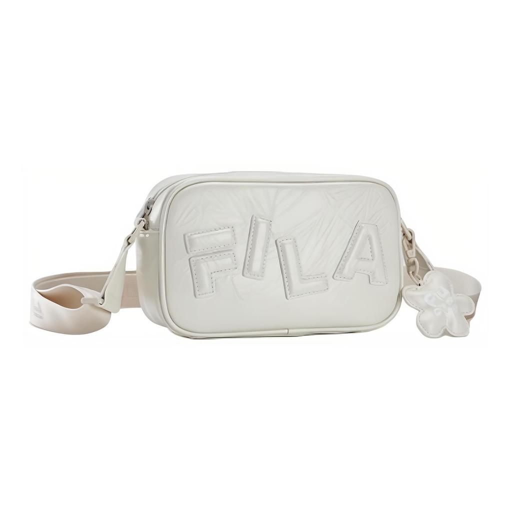 New FILA ORIGINALE PU Shoulder Bag, Crossbody Bag Women's Cloud White F13W519173FWT