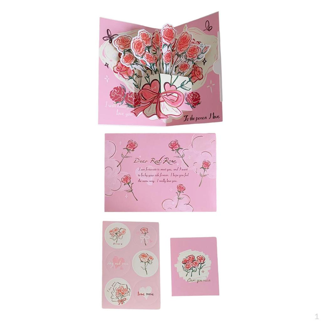 Karty 3D na Walentynki Karta Rocznicowa Pozdrowienia Podziękowania za Zaręczyny