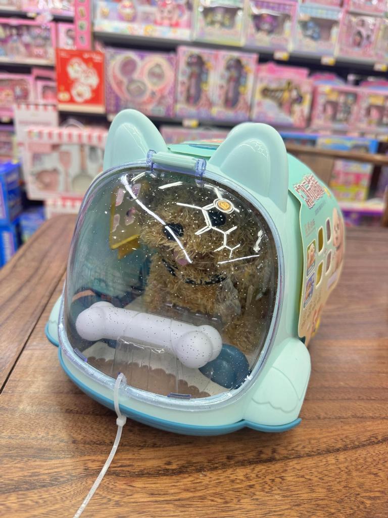 Electric Plush Bunny, Puppy, Kitten Pet Toy: Walking, Talking Cage House for Kids