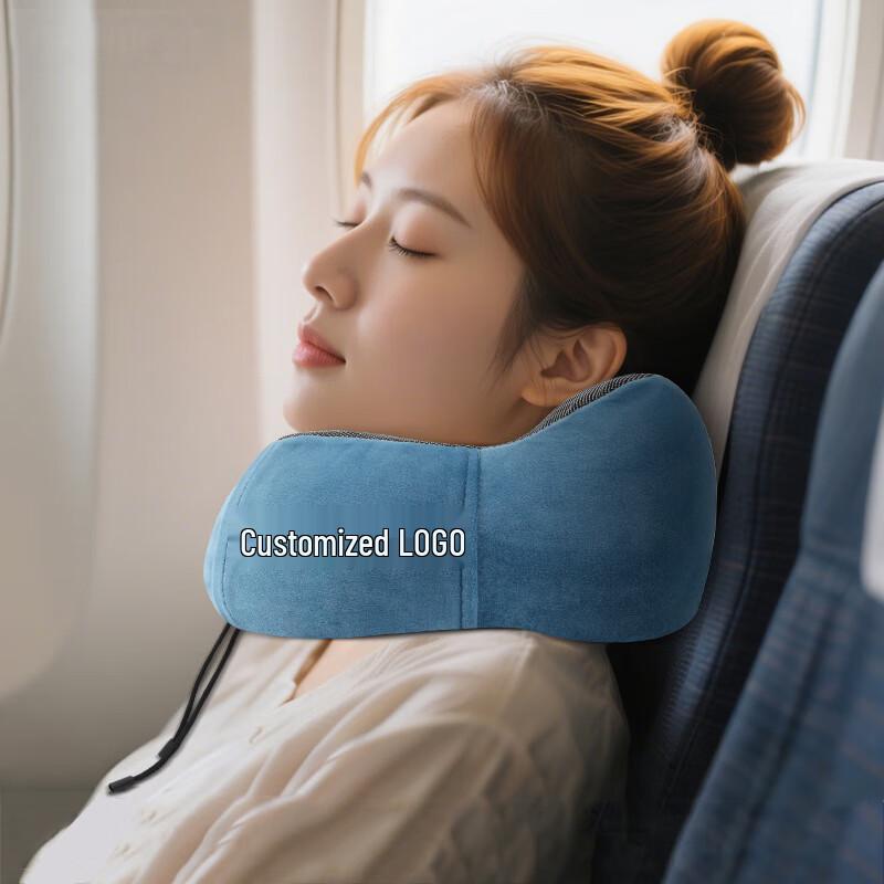 Memory Foam U-shaped Neck Travel Pillow