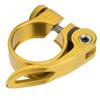 Aluminum Alloy Quick Release Seat Clamp for Road and Mountain Bicycle for XTC68 31.8mm(Gold )