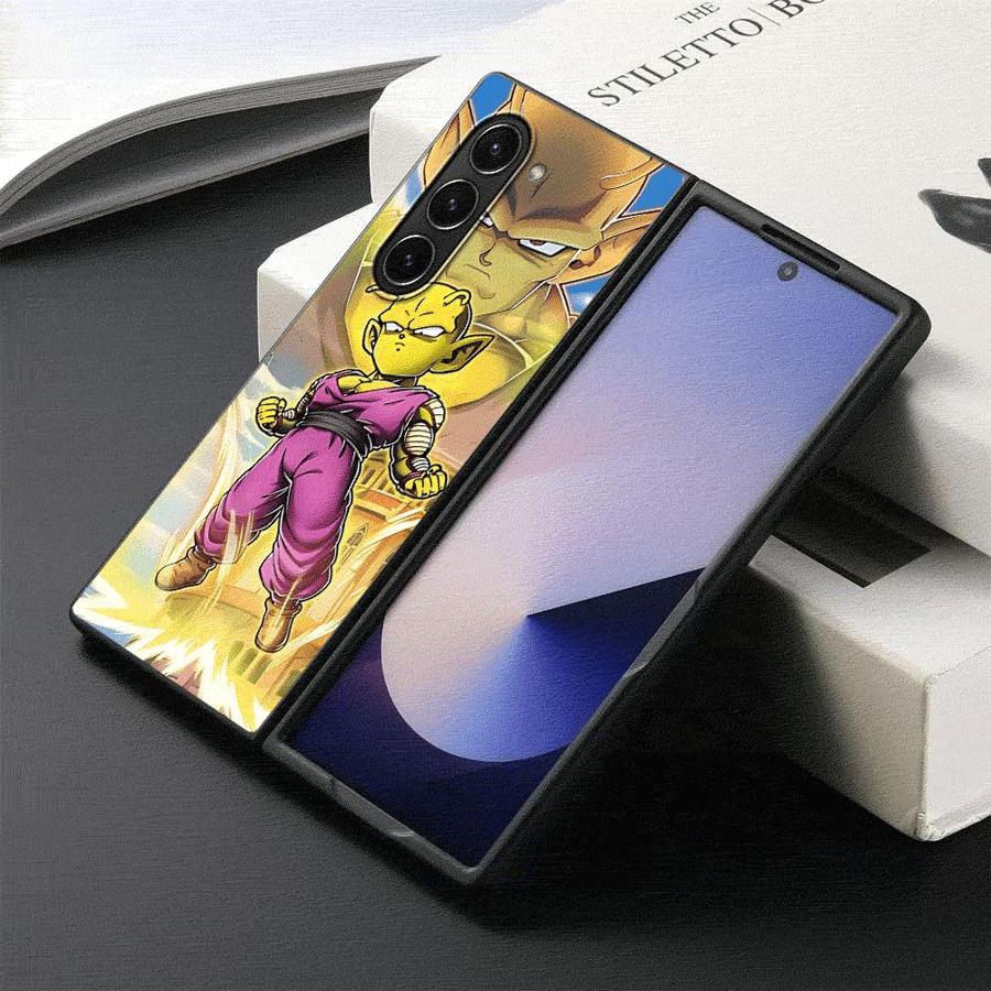 Dragon Ball Cute Piccolo Back Phone Cover Case for Samsung Galaxy ZFold7 ZFold6 Z Fold 7 6 5 4 3 ZFold5 ZFold3 ZFold4
