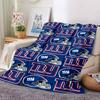 1pc Blanket - New York Giants logo Print Design,Lightweight Blanket for Sofa,Bed- Soft &Warm,Gift for All Seasons