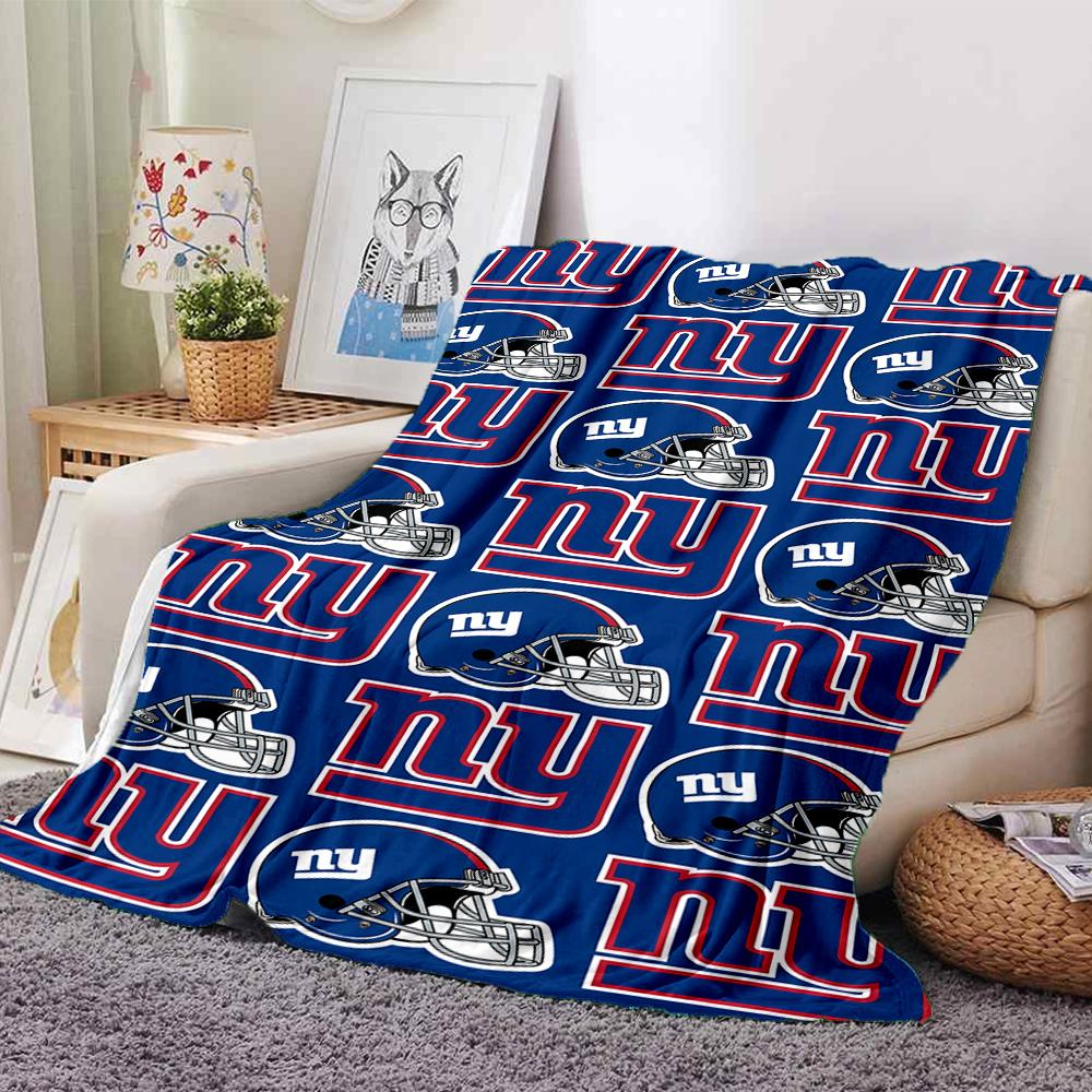 1pc Blanket - New York Giants logo Print Design,Lightweight Blanket for Sofa,Bed- Soft &Warm,Gift for All Seasons