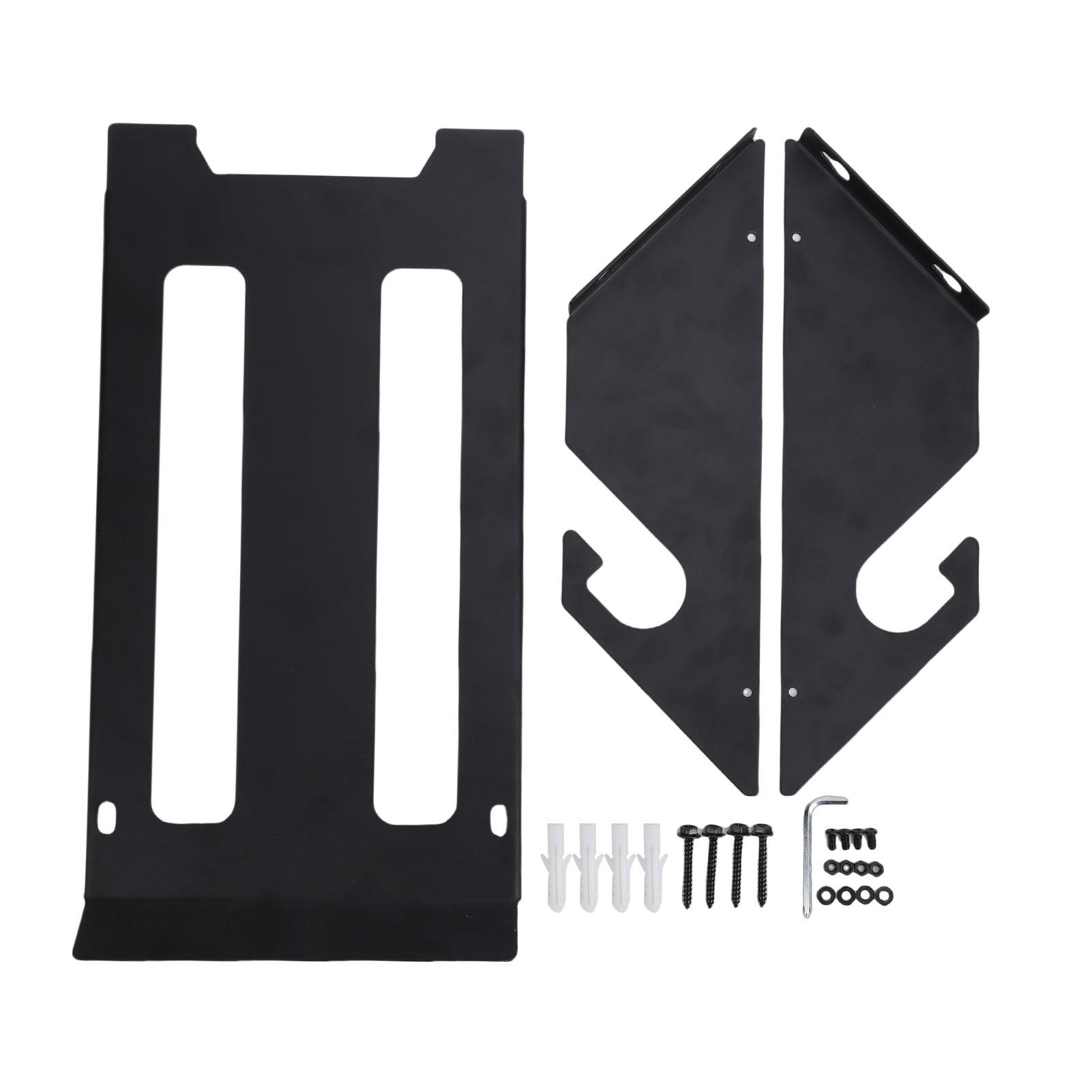 

Circular Saw Holder Wall Mount Storage Rack Organizer Alloy Steel for Workshop Shed Garage Home чёрный