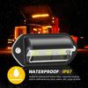 2 PCS Car Truck License Plate Light Lamp 12-24V 6 LED Cars Bus Taillight  Edge Lights White Bulbs Motorcycle Signal Light