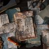 ZABC Vintage Rust Mark Series: 10 Sheets of Old-fashioned Cross-border Material Base Paper