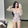 2024 Elegant Fresh Girl Long Sleeve Swimwear - Trendy Lady Style