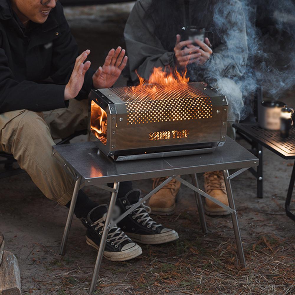 thumbnail image 2 of Snapklik.co : Caping Wood Burning Stove Portable - Folding Cap Stove 2 of 11