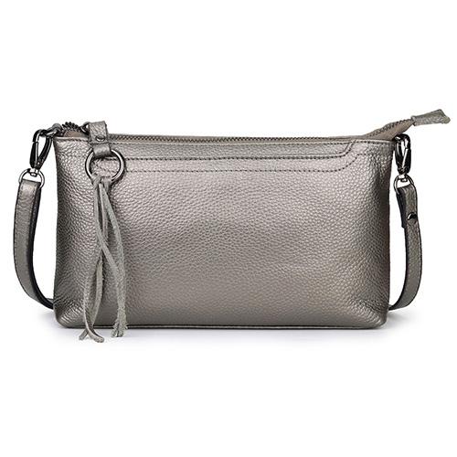 

Desginer Rose Red/Yellow 10 Colors Tassel Small Bag Women Shoulder Phone Clutch Bags Genuine Cow Leather Money Coin Collectoin 21cmX11.5cmX2cm серебряный