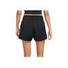 New Nike Sports Shorts Women's 010 Black/Dune White IB2723-010