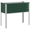 VidaXL Jardinière vert 100x45x90 cm acier, jardinière d'extérieur, bac à fleurs, bac à tomates, jardinière de terrasse 4008969