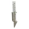 2 in1 Mounting Rack Glass Rain Gauge Easy To Read Garden Moisture Meter  Garden Monitoring