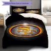Biancheria da letto con motivo logo 49ers Decorazione per la casa Regalo di compleanno ( 1 copripiumino + 2 federe, senza imbottitura),merchandising per fan.