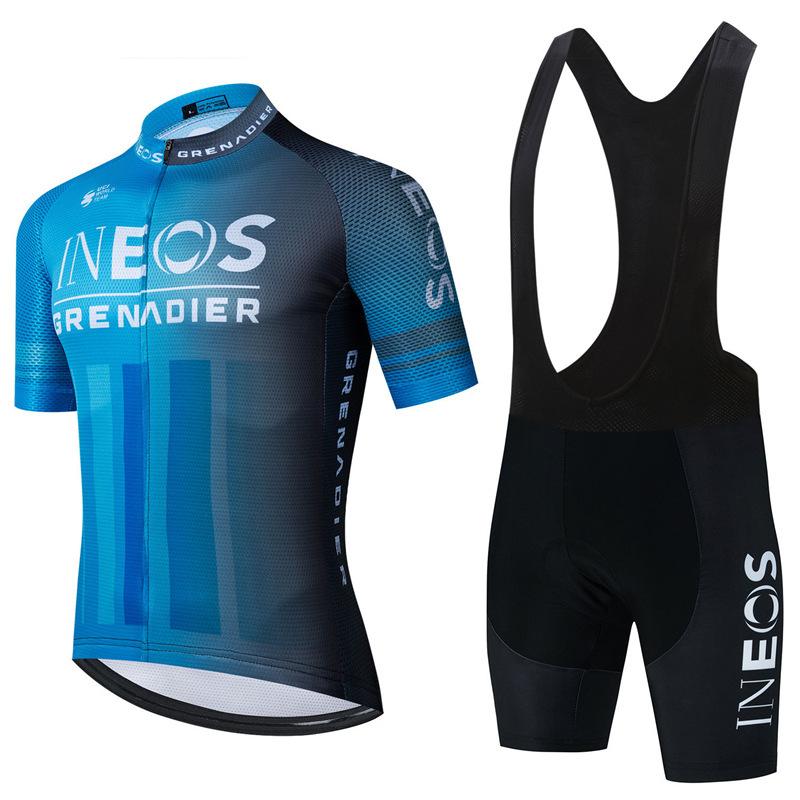 Men's Summer Sweat-absorbing Short-sleeved   Mountain Bike Clothing  Summer Breathable Cycling Suit Cycling Event Cycling Suit Outdoor