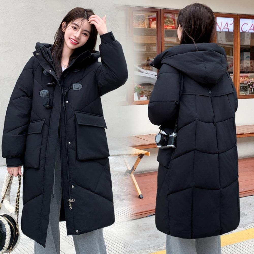 New winter student loose thickened padded jacket medium and long padded jacket