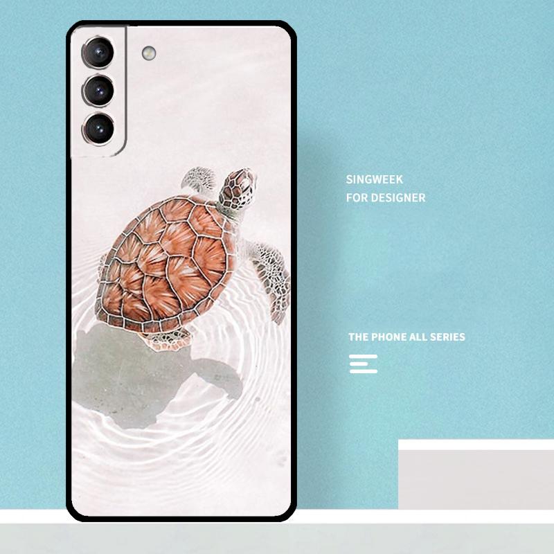 warming green turtles Case For Samsung Galaxy S25 Ultra S20 S21 S22 S23 S24 Plus S9 S10 S24 FE S25 FE Phone Cover