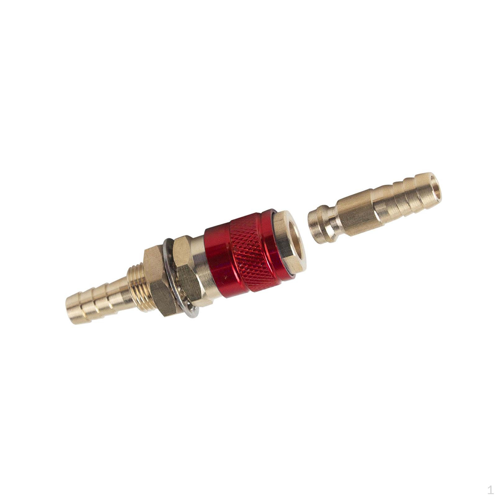 Mosiężny Szybkozłączka Chłodzona Wodą do Akcesoriów Mig Tig Odporna na Zużycie Przenośna Część Zamienna Red 8mm