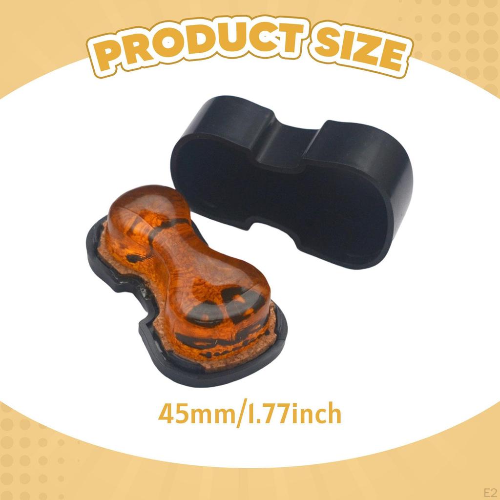 Fiolin Kolofonium Bærbar for Bratsj Cello Buer Profesjonell Musiker Gave Svart Etui