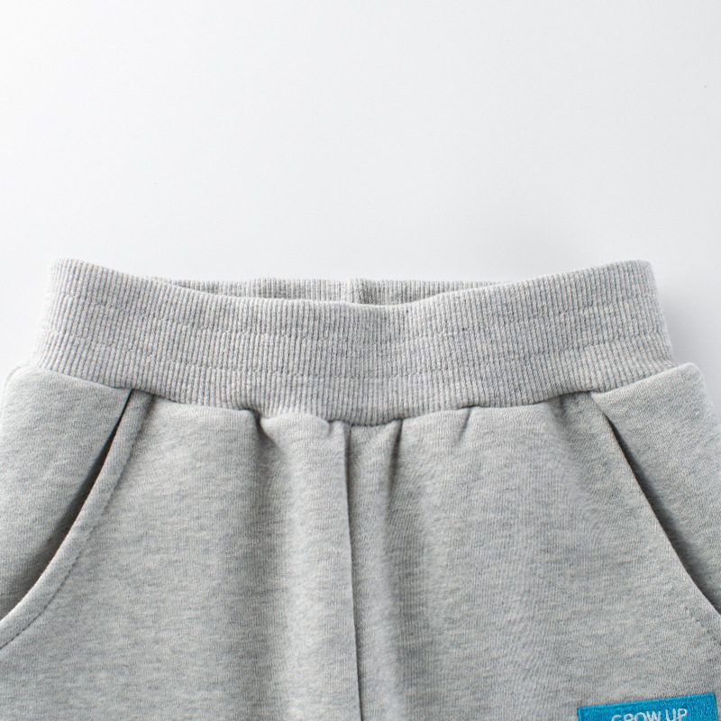 27Kids Children's Clothing Autumn and Winter Clothing Children's Sport Pants Boys' Thick Pants Baby Sweatpants Terry Kid's Trousers Cotton