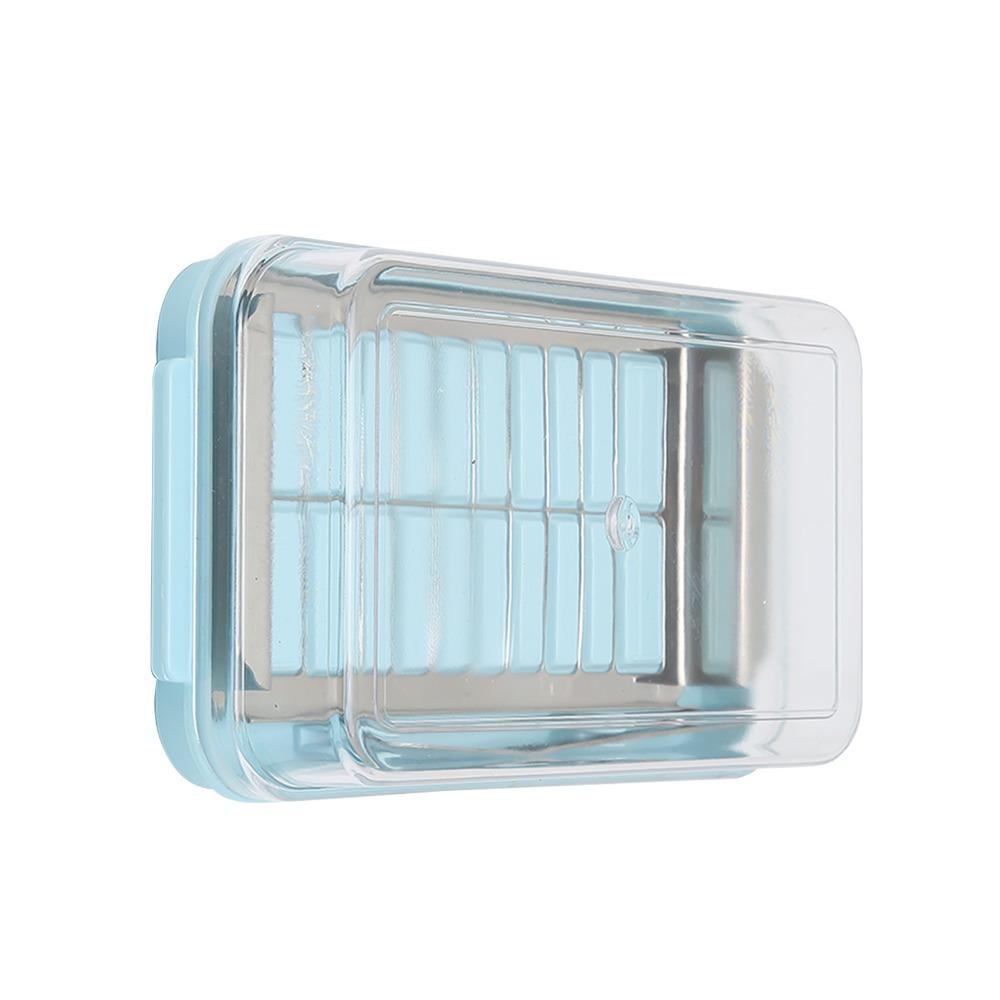 Transparent Cover Butter Storage Container 2 in 1 Design Butter Dispenser Slicer For Margarine