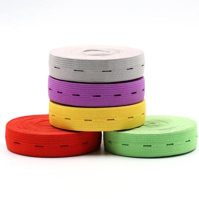 Adjustable Buttonhole Elastic Band Baby Baby Maternity Pants Waistband Color Elastic Band Flat Rubber Band Wide Accessories