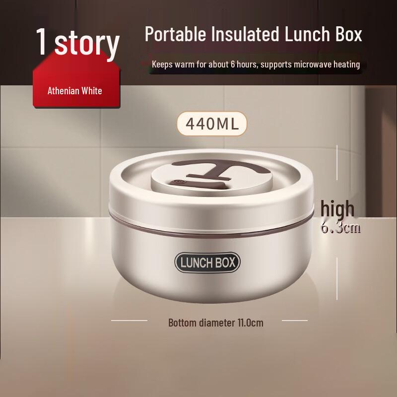 

Insulated Microwaveable Food Container with Lid