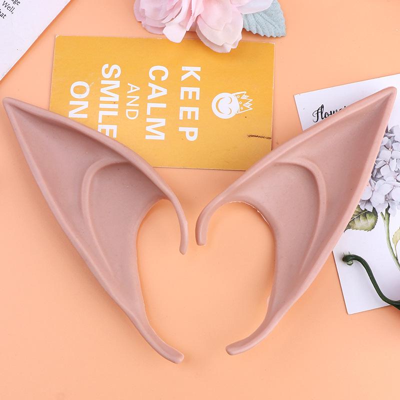 Mysterious Angel Elf Ears Latex Ears for Fairy Cosplay Costume Accessories Halloween Decoration Photo Props Adult Kids Toys