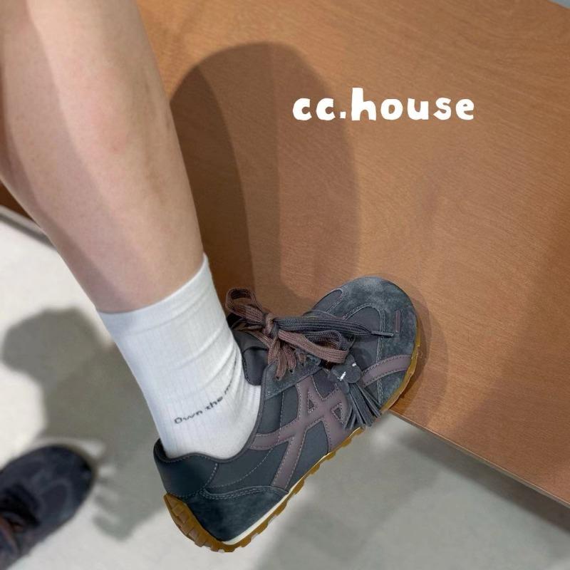 Leather mesh soft bottom women's summer new breathable retro fashion versatile sports and leisure